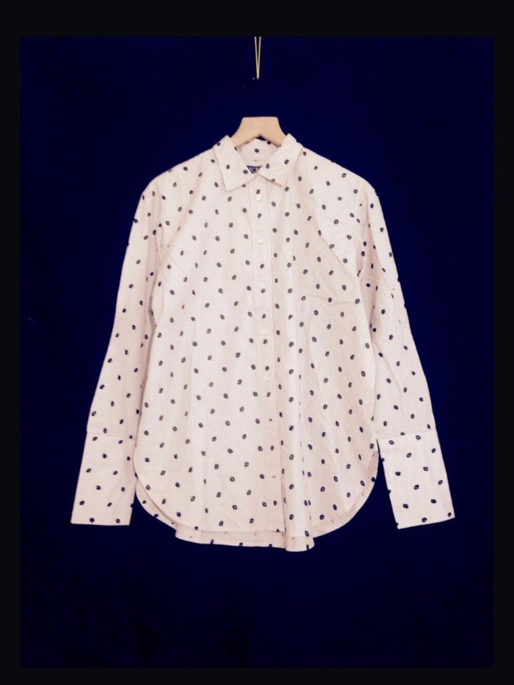 J.Crew Striped Jacquard Cotton Button-up Shirt Sample - Small - NWT